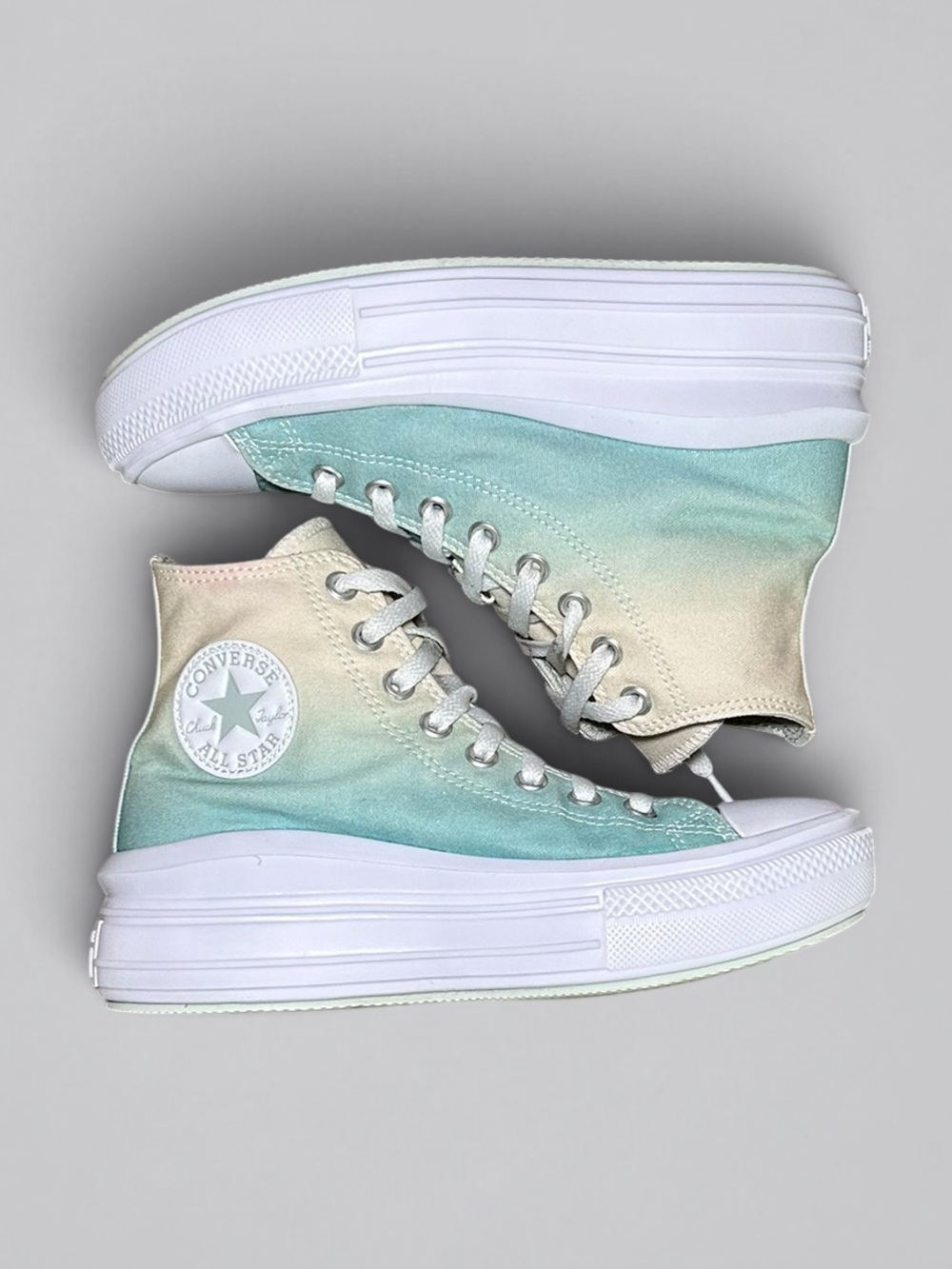 Converse Chuck Taylor All Star Move Ombre Platform Light Dew Women’s 8